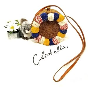 Cleobella Pom Pom Williamsburg Handbag NWT